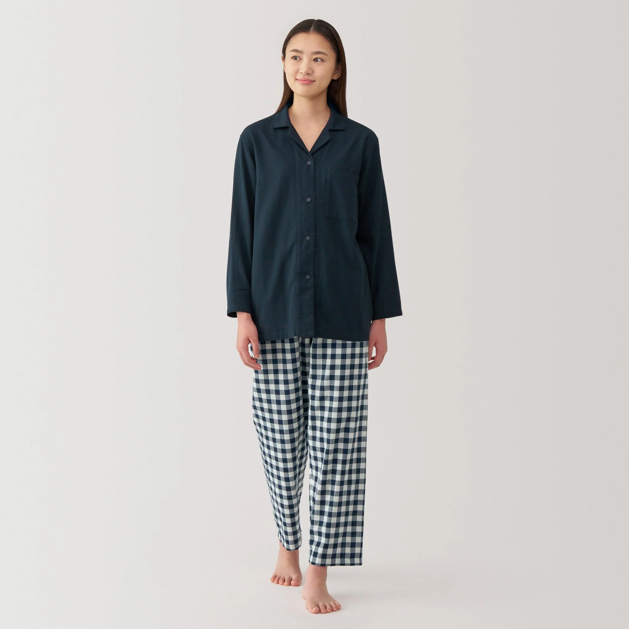 Women's Side Seamless Double Gauze Pajamas