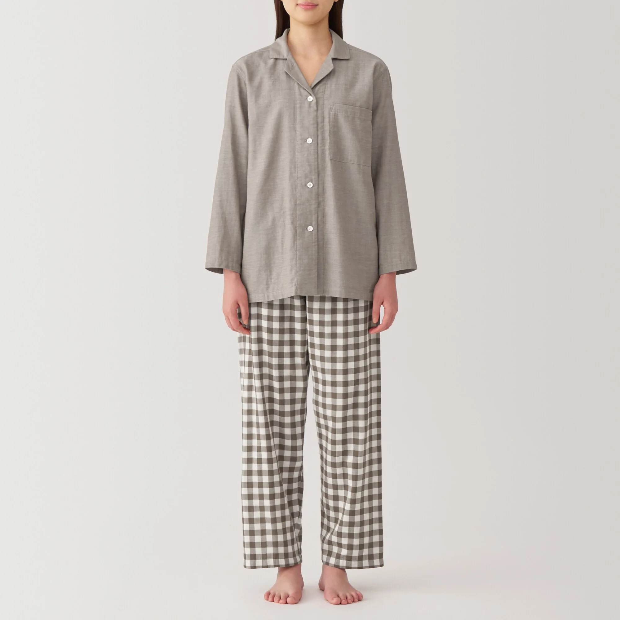 Women's Side Seamless Double Gauze Pajamas - Image 17