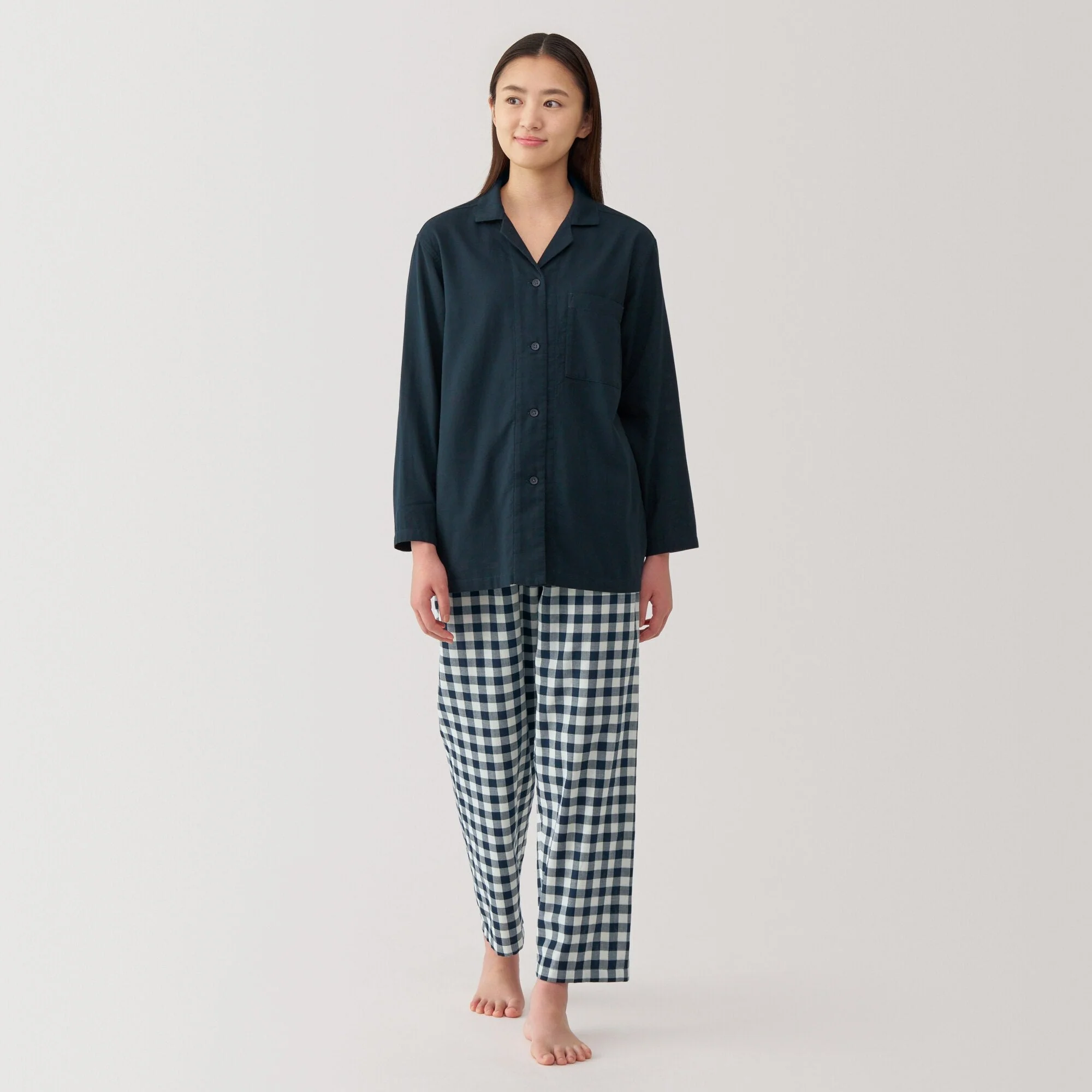 Women's Side Seamless Double Gauze Pajamas - Image 3