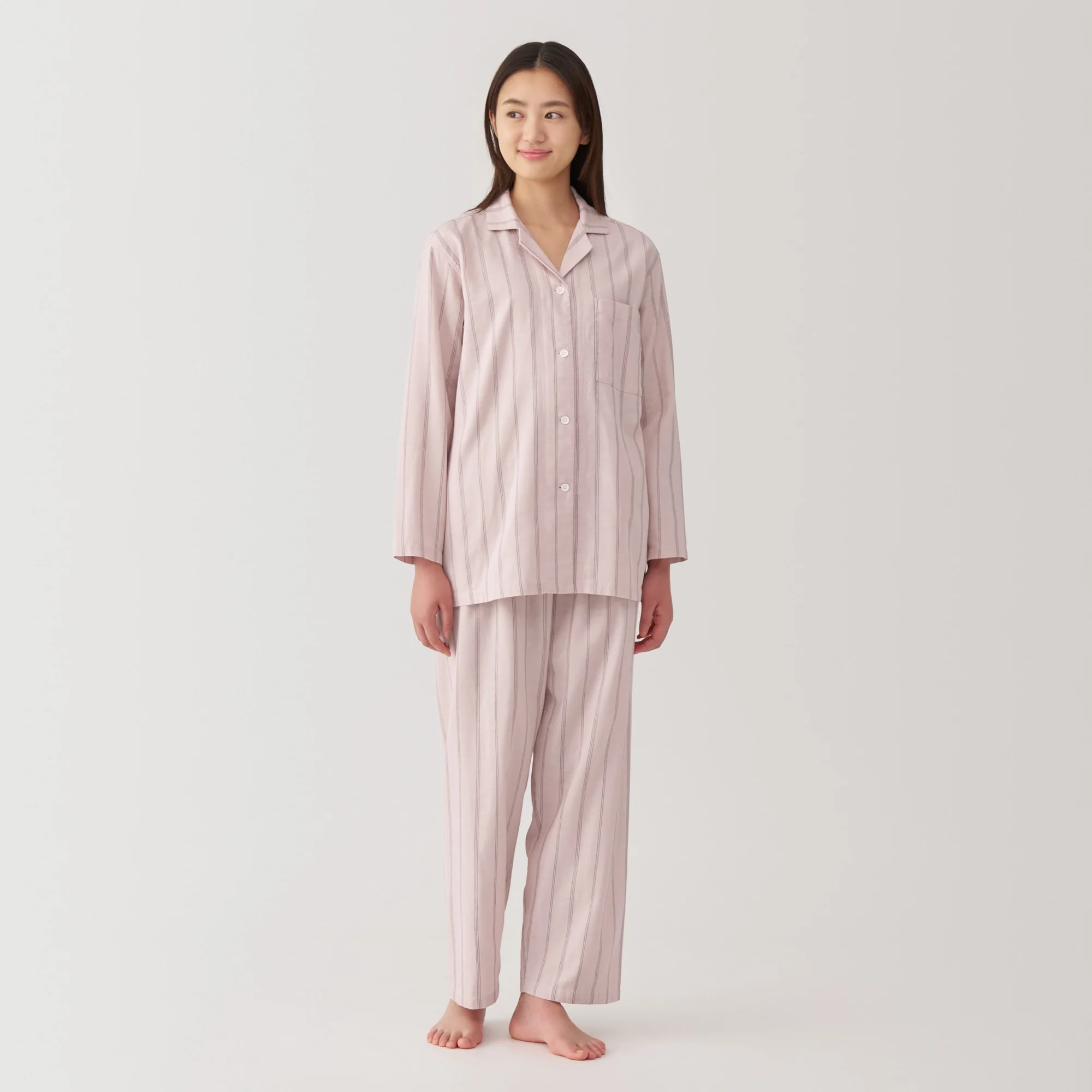 Women's Side Seamless Double Gauze Pajamas - Image 41
