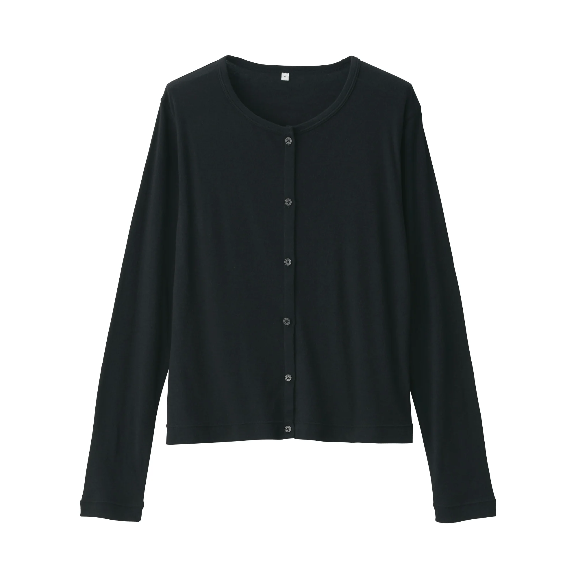 Women's Soy Fiber Blend Ribbed Crew Neck Cardigan - Image 16