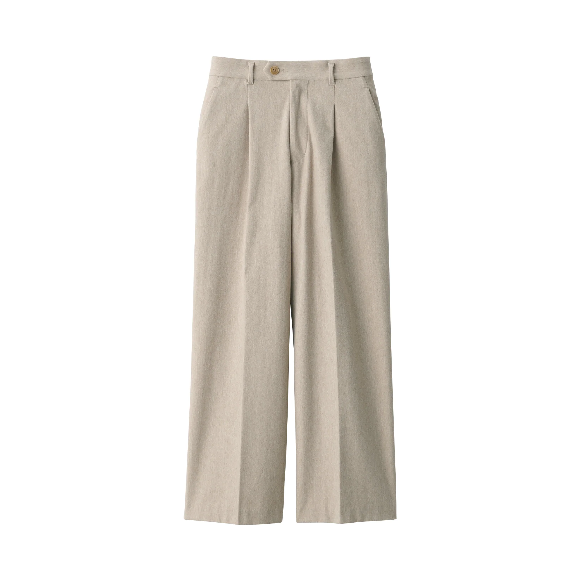 Women's Stretch Brushed Darted Wide Pants - Image 2