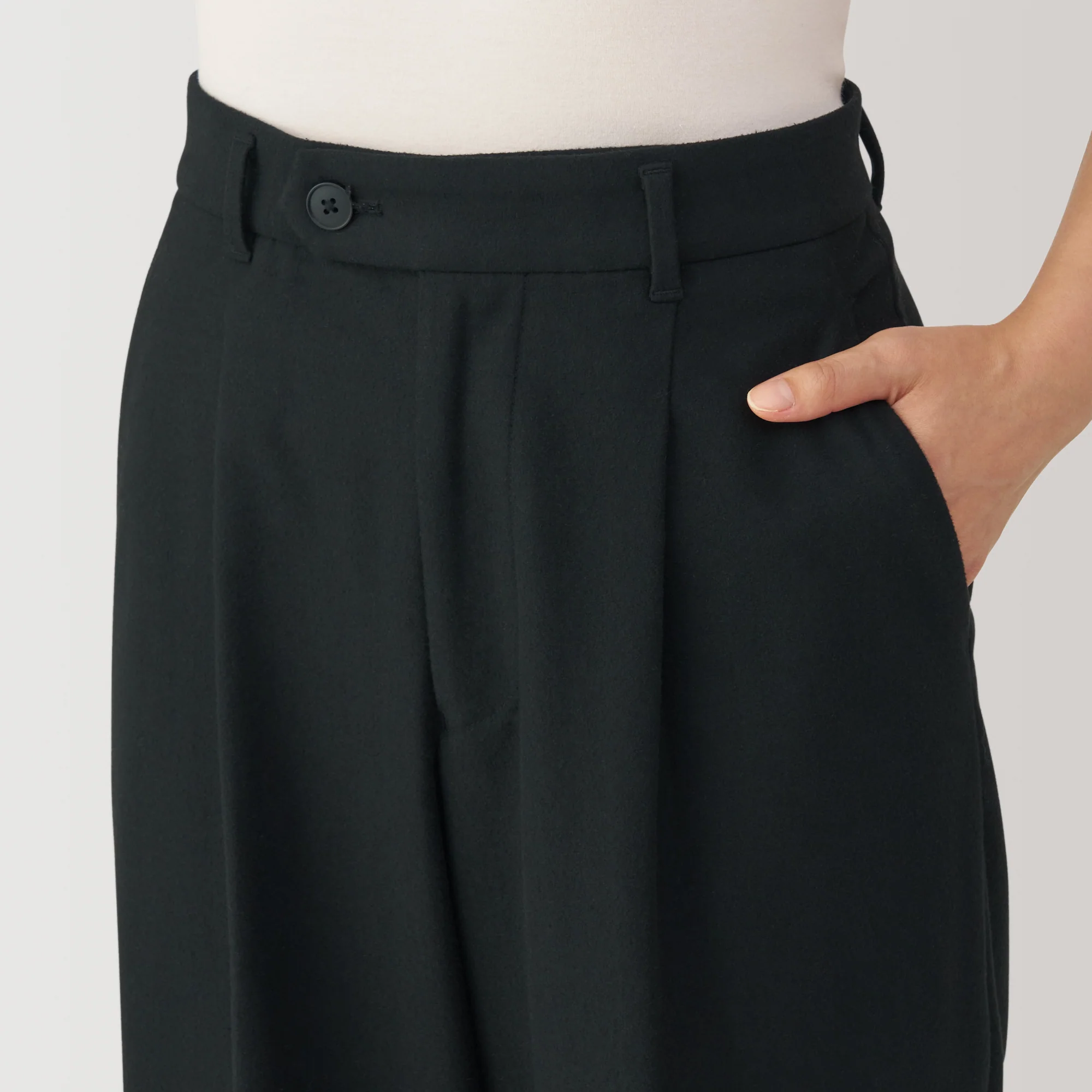 Women's Stretch Brushed Darted Wide Pants - Image 27
