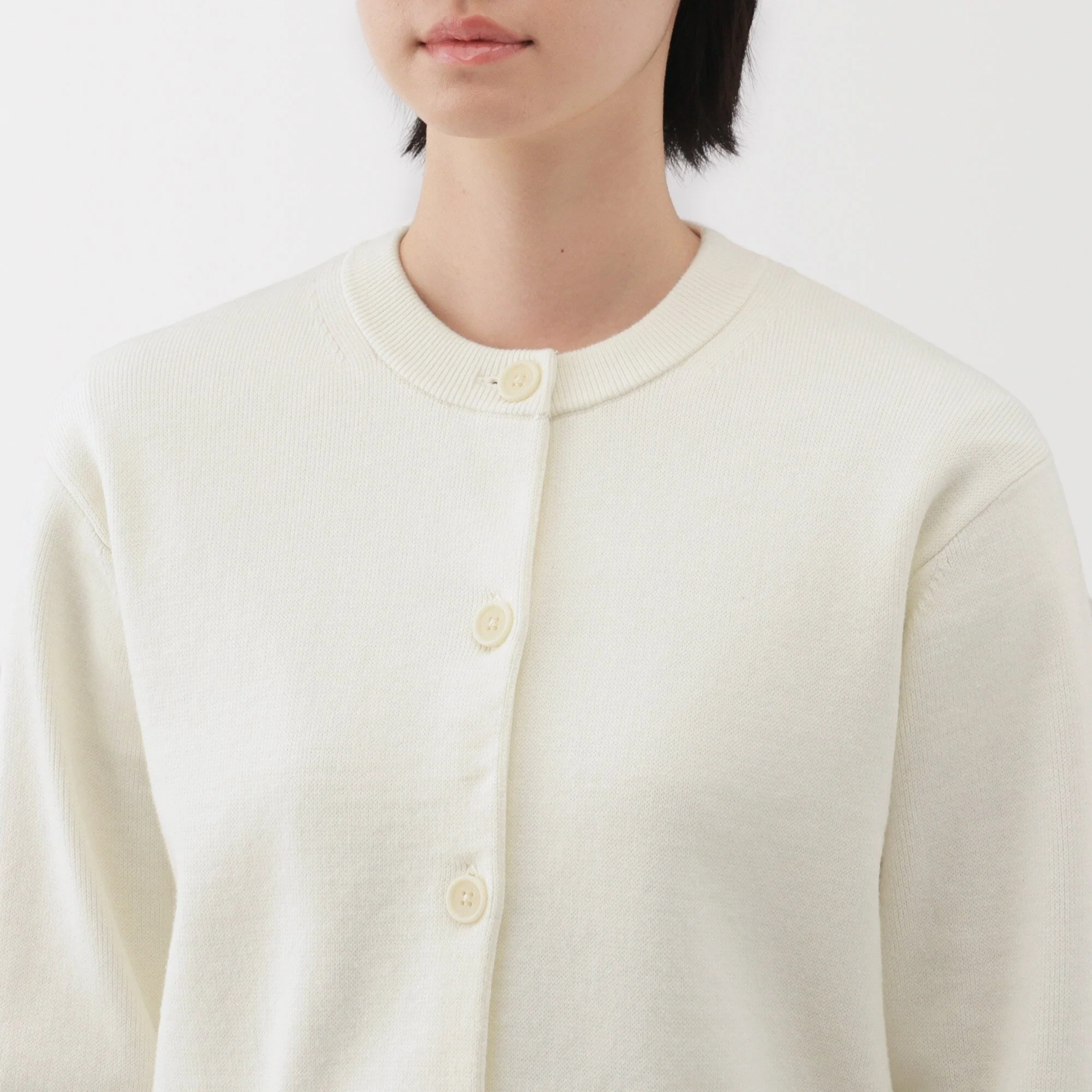 Women's Washable Crew Neck Cardigan - Image 15