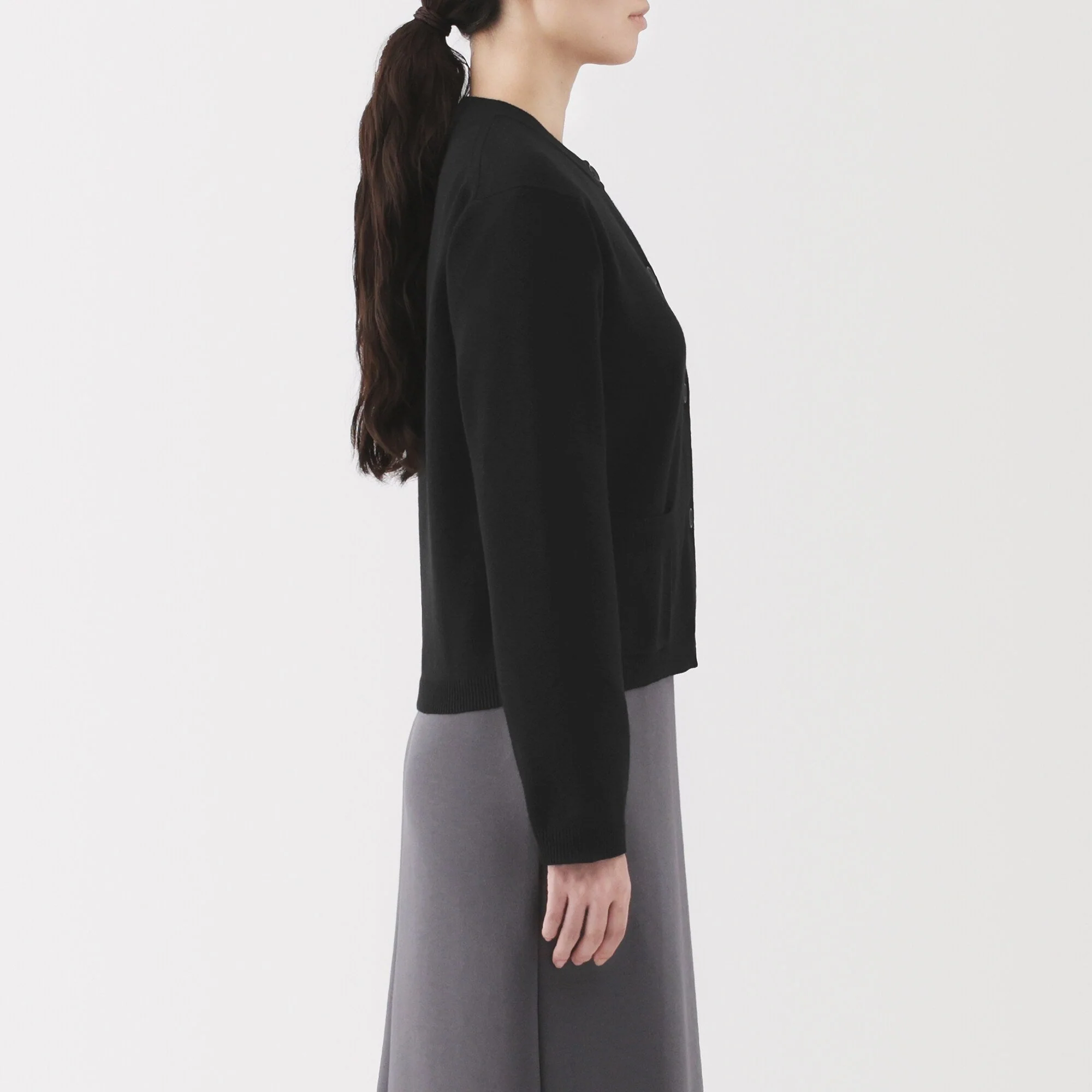 Women's Washable Crew Neck Cardigan - Image 29