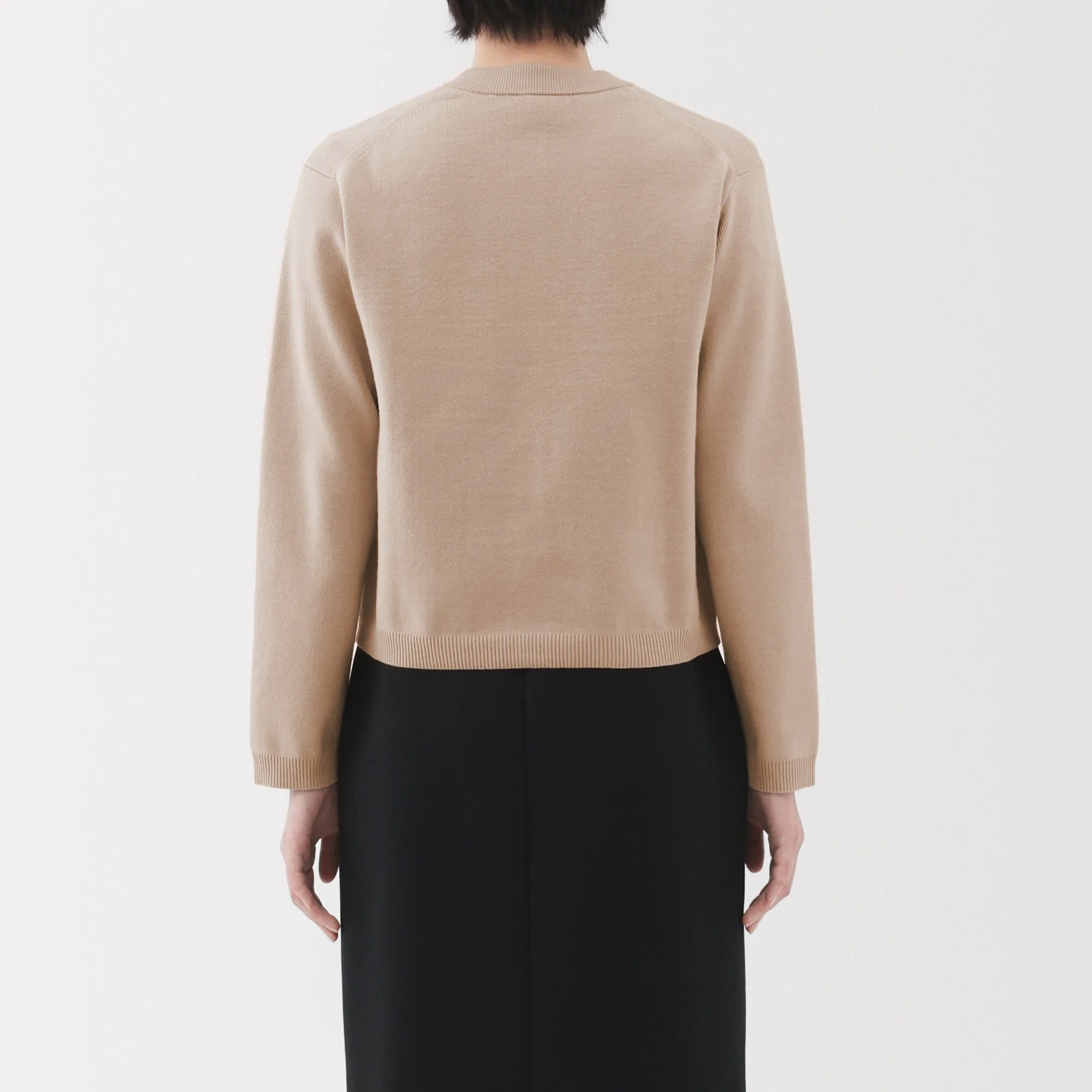 Women's Washable Crew Neck Cardigan - Image 38