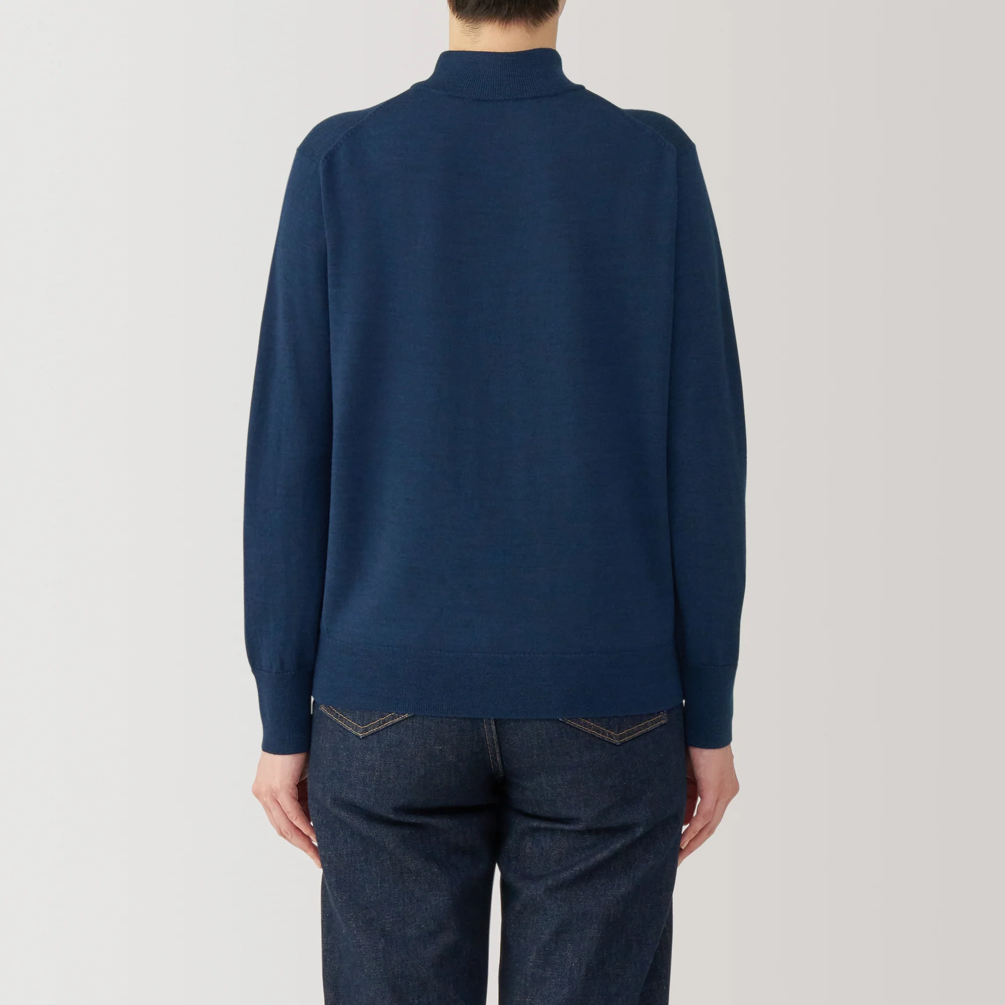 Women's Washable High-Gauge High Neck Sweater - Image 13