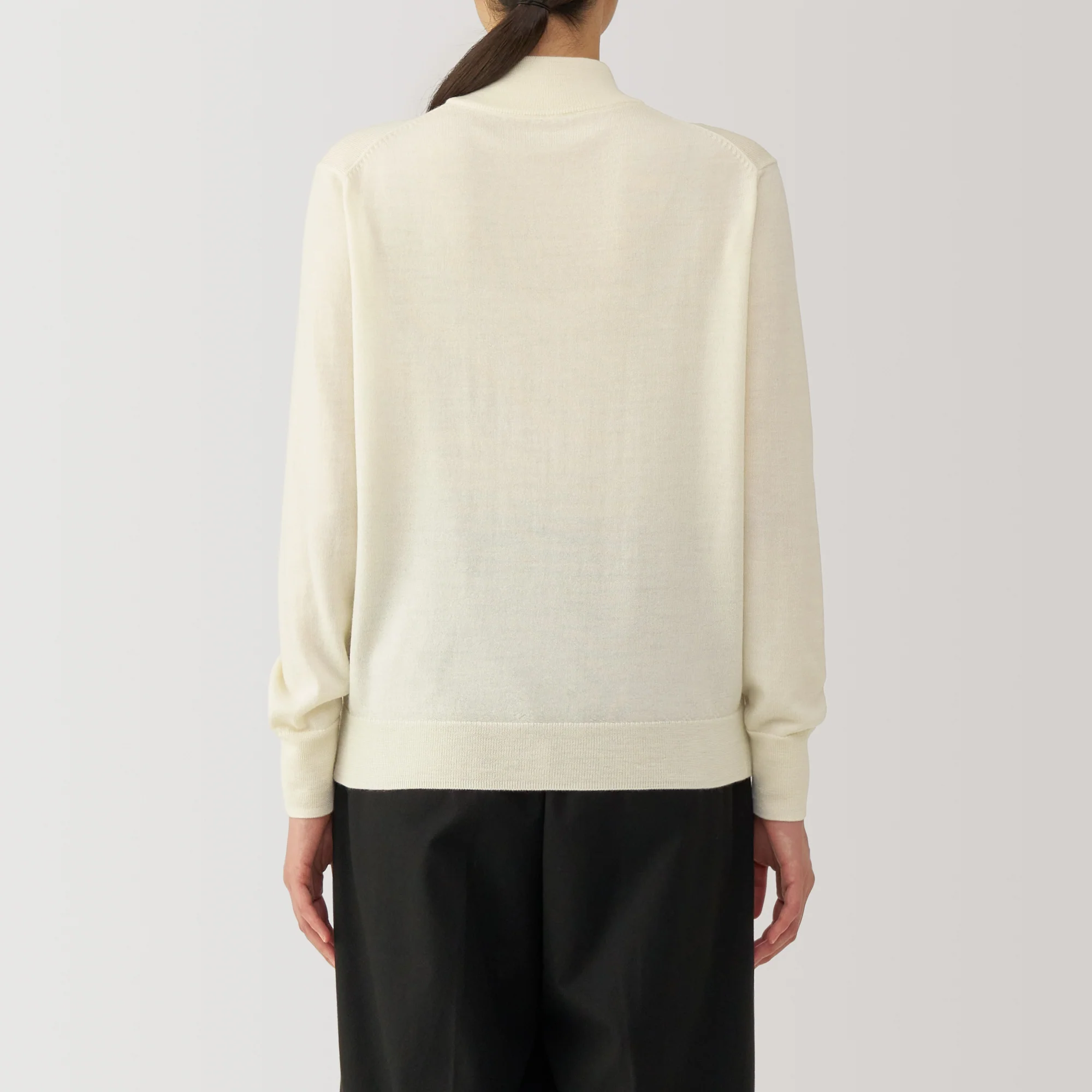 Women's Washable High-Gauge High Neck Sweater - Image 20