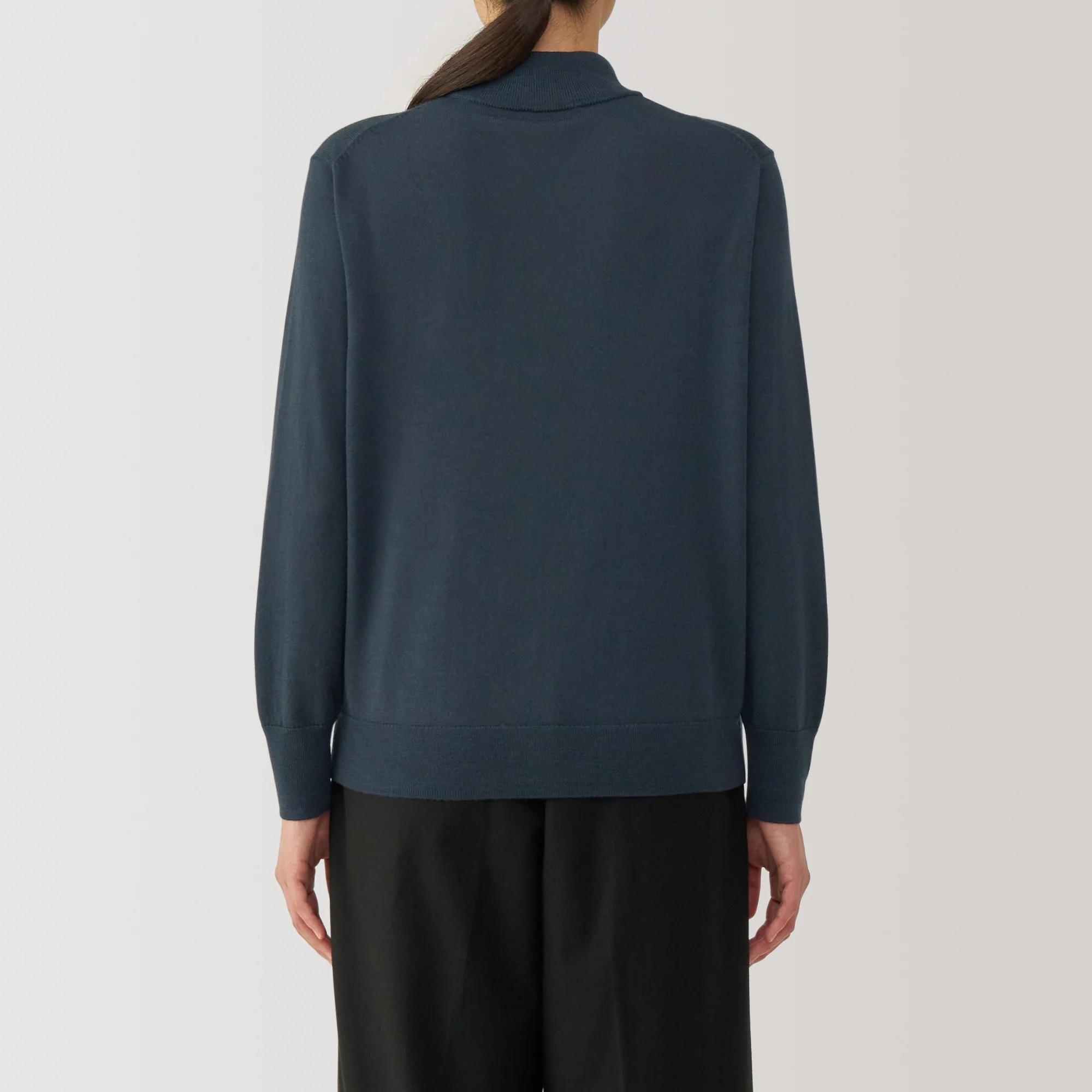 Women's Washable High-Gauge High Neck Sweater - Image 27