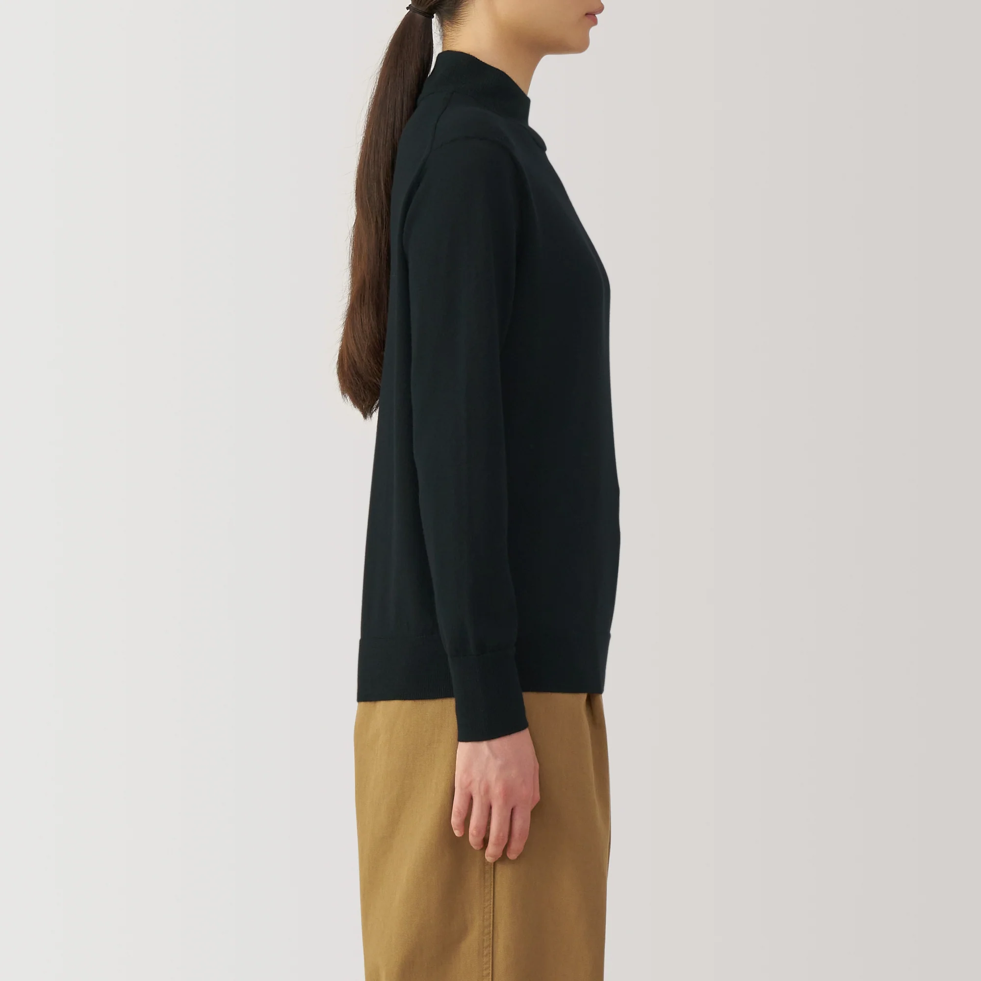 Women's Washable High-Gauge High Neck Sweater - Image 33