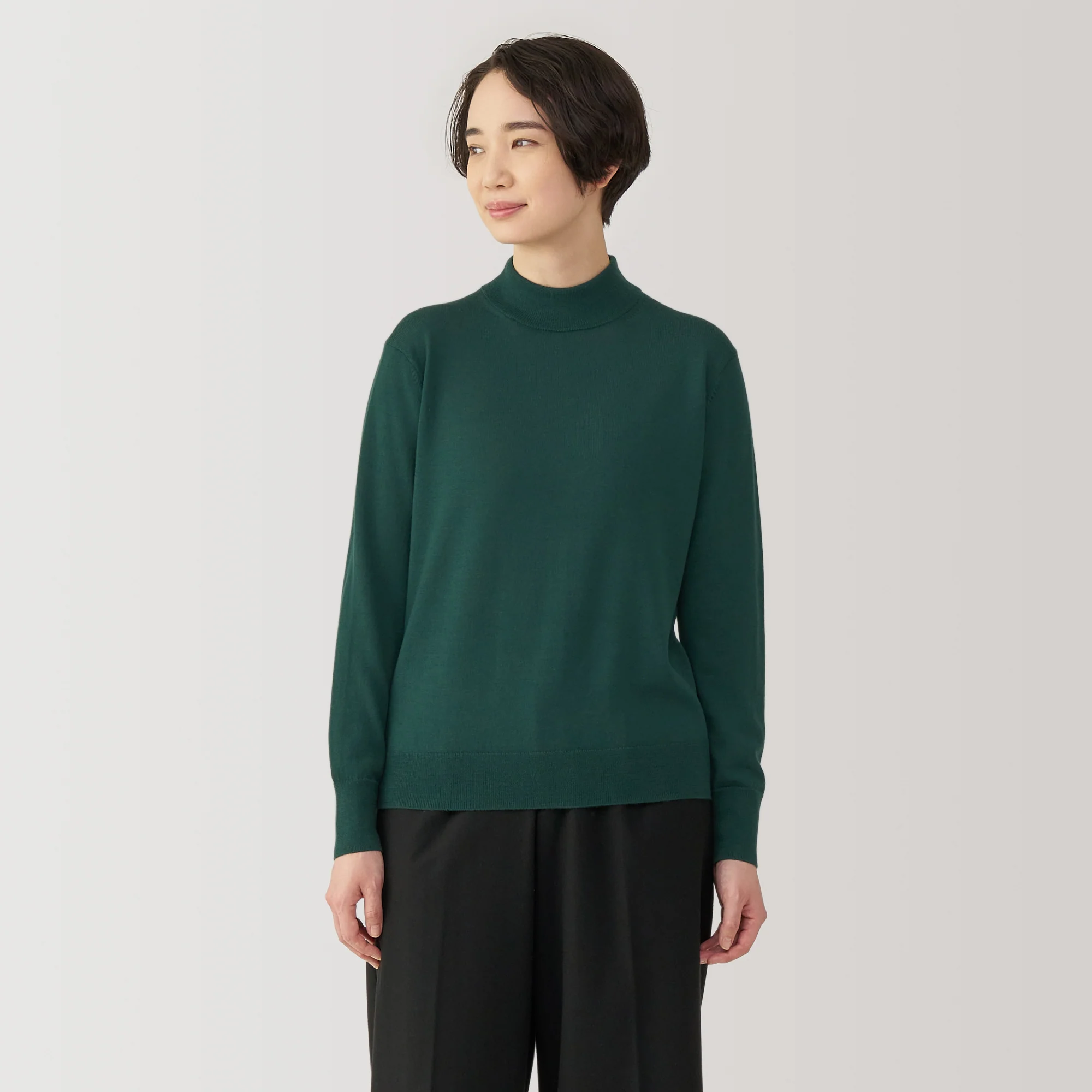 Women's Washable High-Gauge High Neck Sweater - Image 45