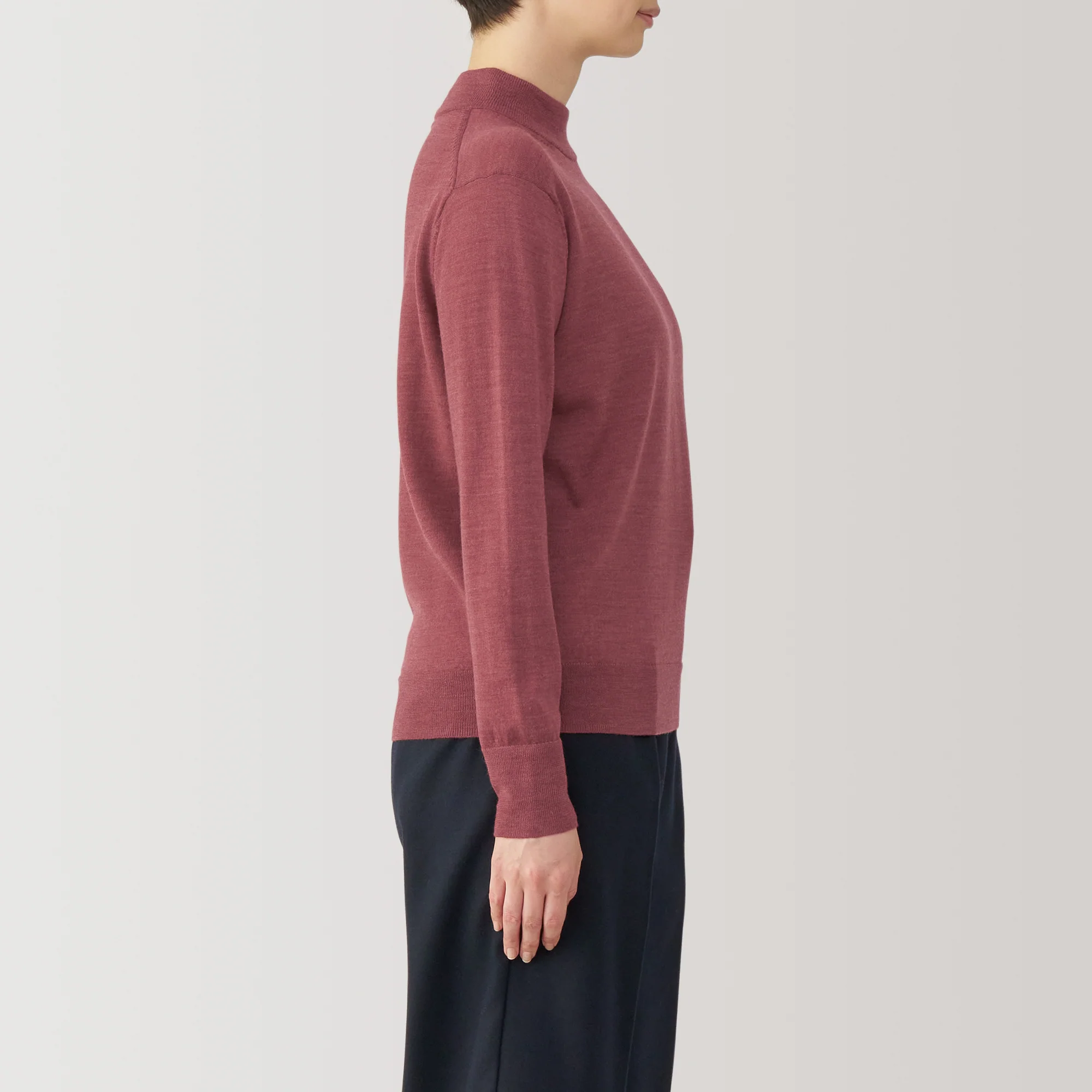 Women's Washable High-Gauge High Neck Sweater - Image 5