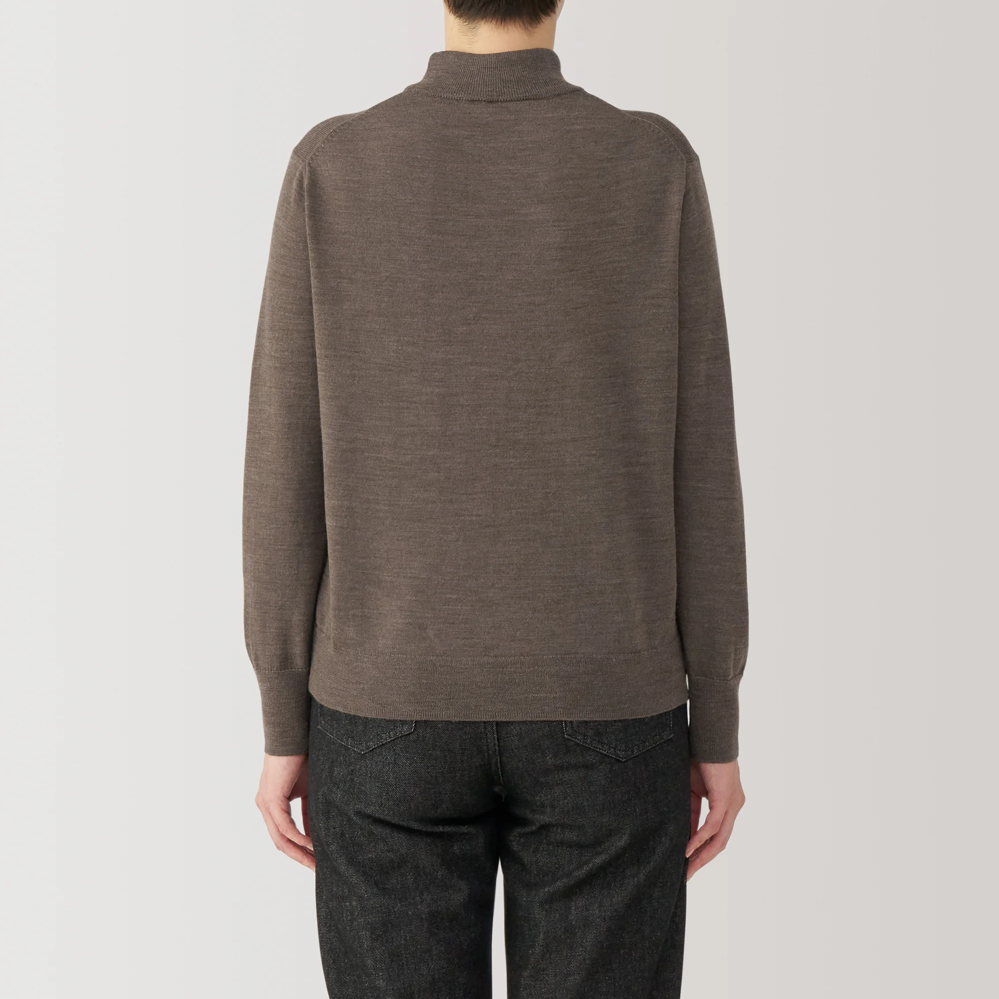 Women's Washable High-Gauge High Neck Sweater - Image 55