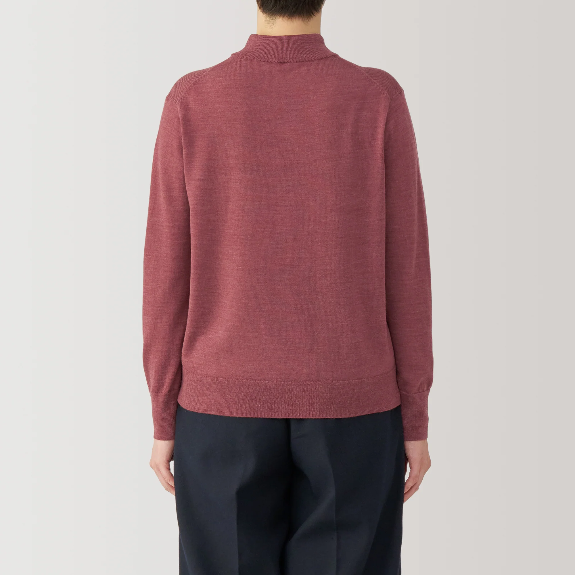 Women's Washable High-Gauge High Neck Sweater - Image 6