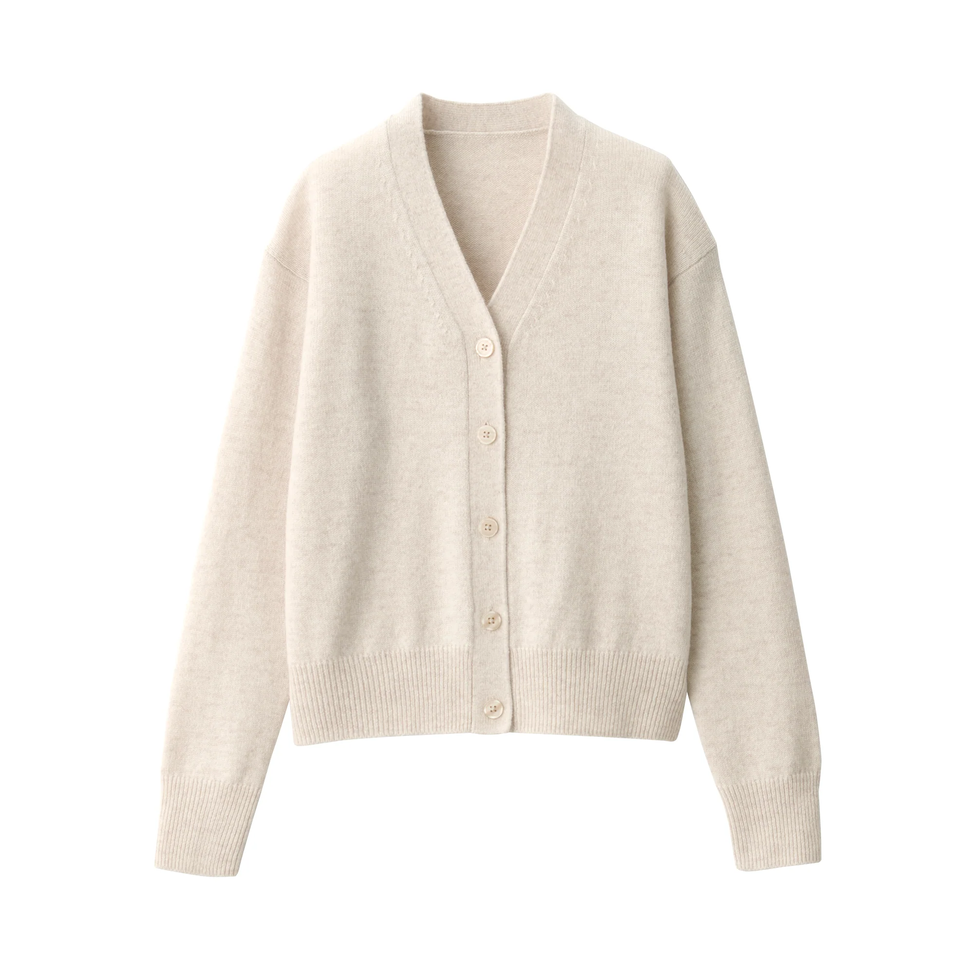 Women's Washable Mid-Gauge V-Neck Cardigan - Image 23