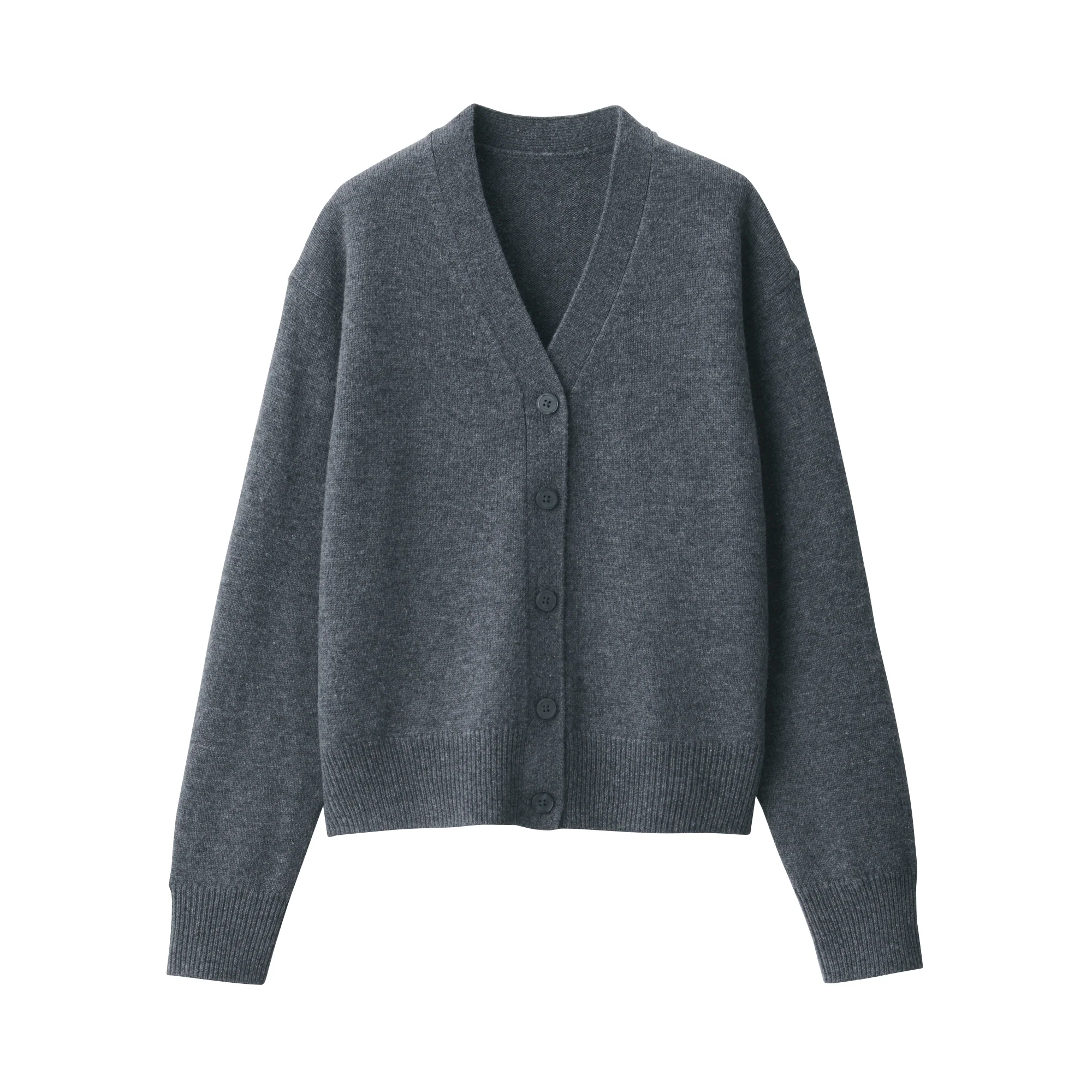 Women's Washable Mid-Gauge V-Neck Cardigan - Image 9