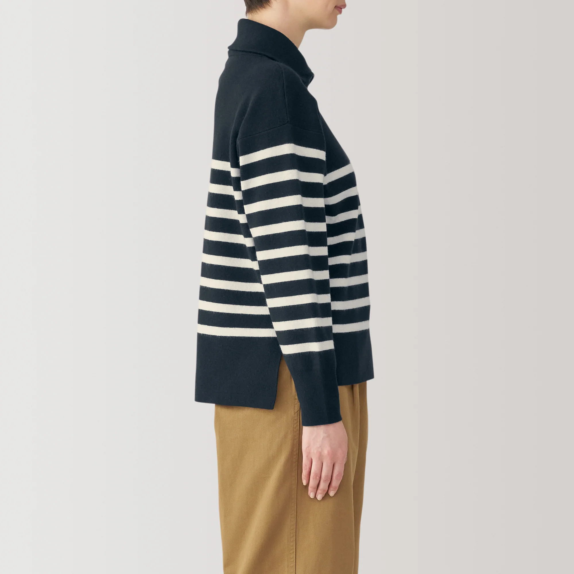 Women's Washable Milano Ribbed Half Zip Sweater - Image 14