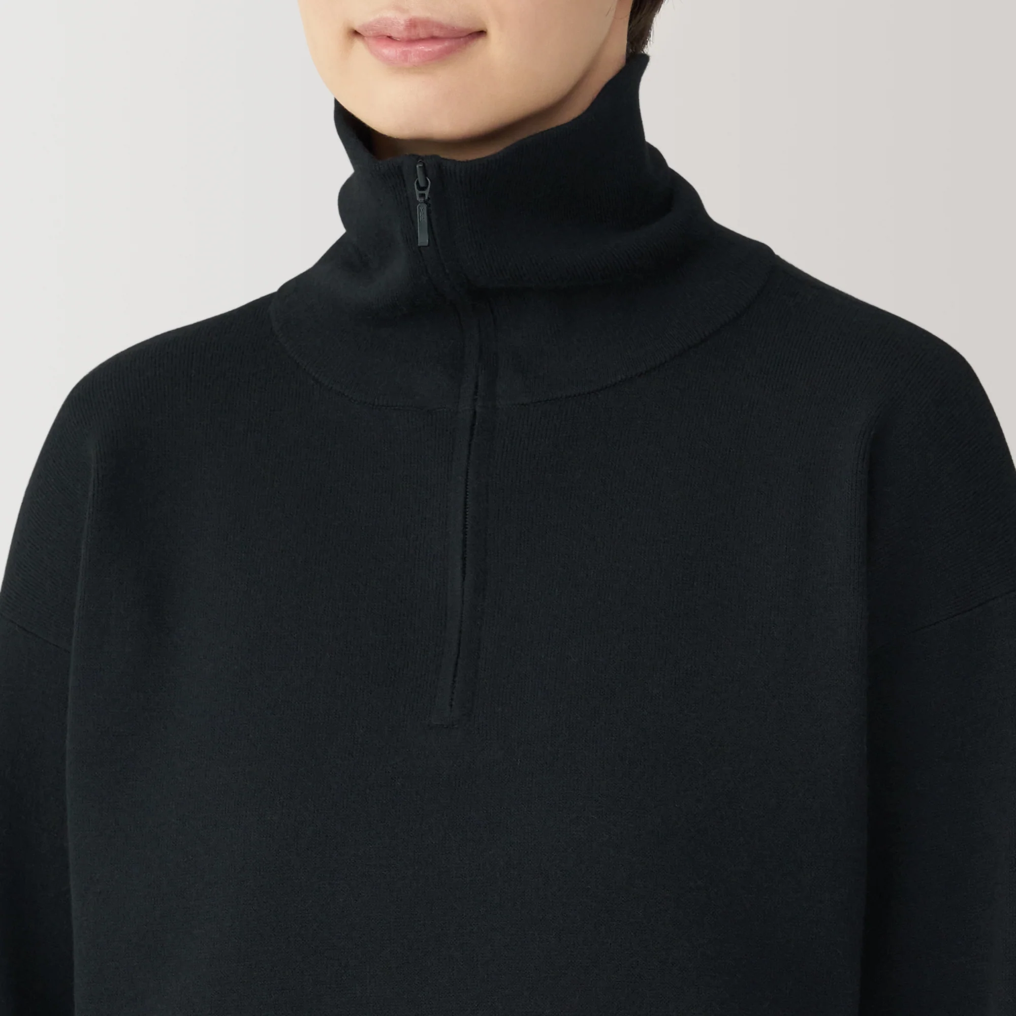 Women's Washable Milano Ribbed Half Zip Sweater - Image 44