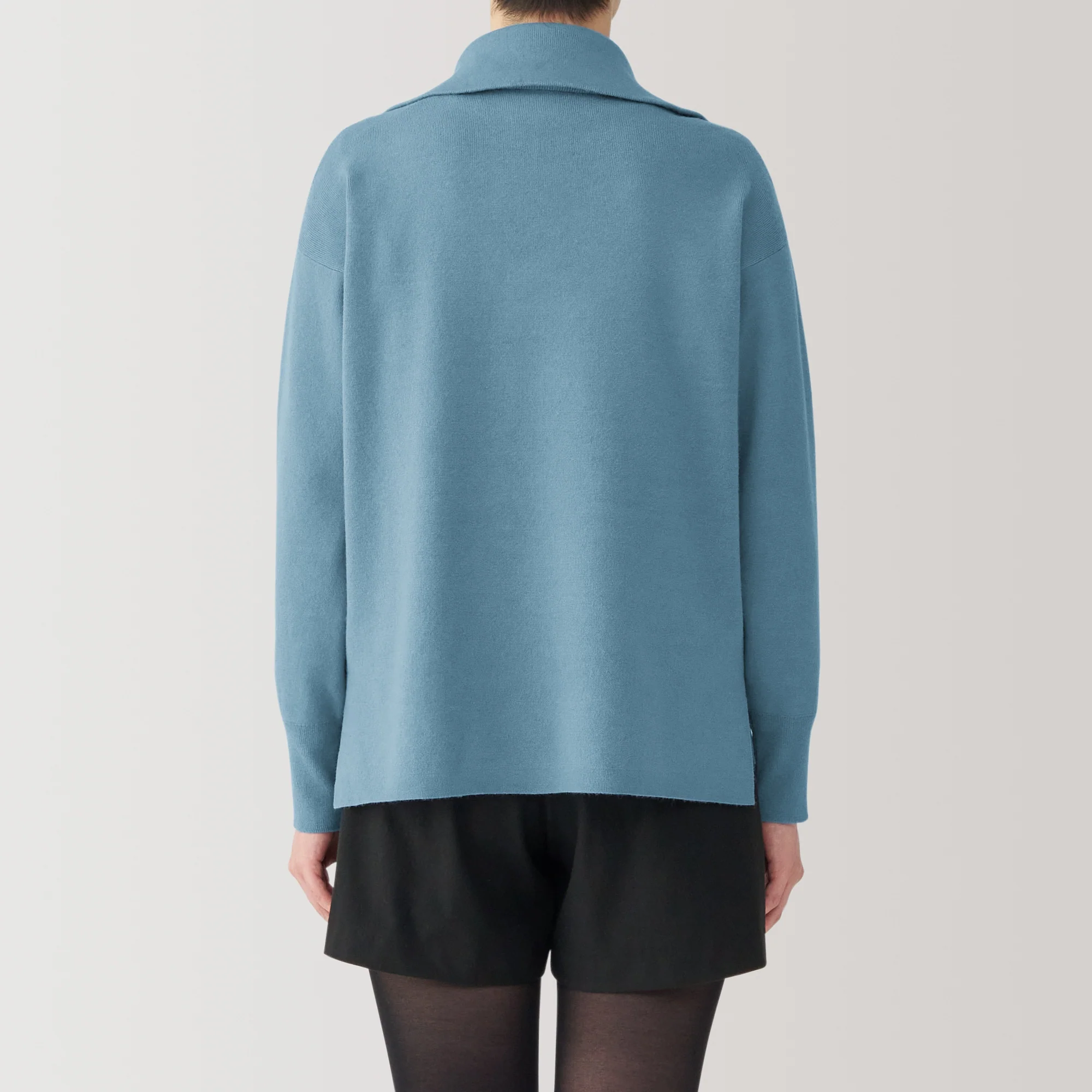 Women's Washable Milano Ribbed Half Zip Sweater - Image 51