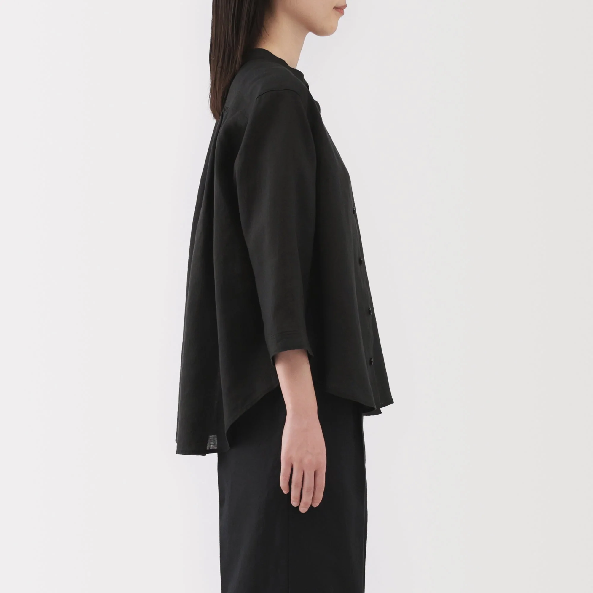 Women's Linen 3/4 Sleeve Blouse - Image 15