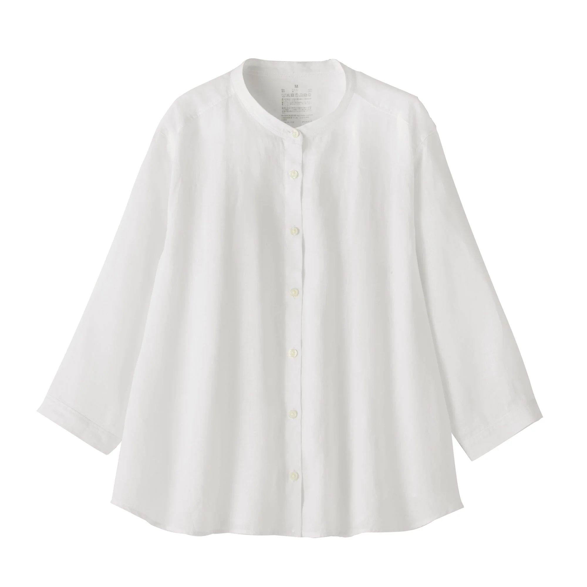 Women's Linen 3/4 Sleeve Blouse - Image 2