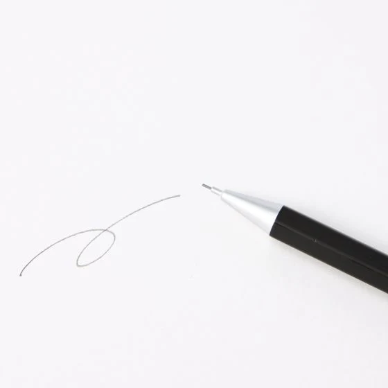 Wooden Hex Mechanical Pencil with Eraser 0.5mm - Image 2