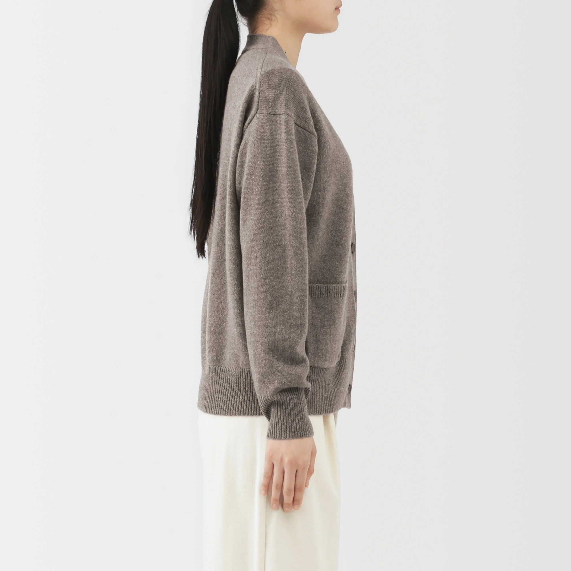 Wool V-Neck Cardigan - Image 45