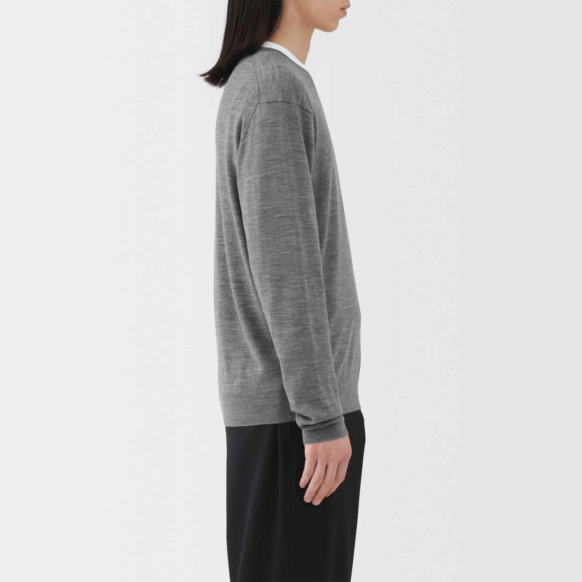 Wool V-Neck Sweater - Image 12