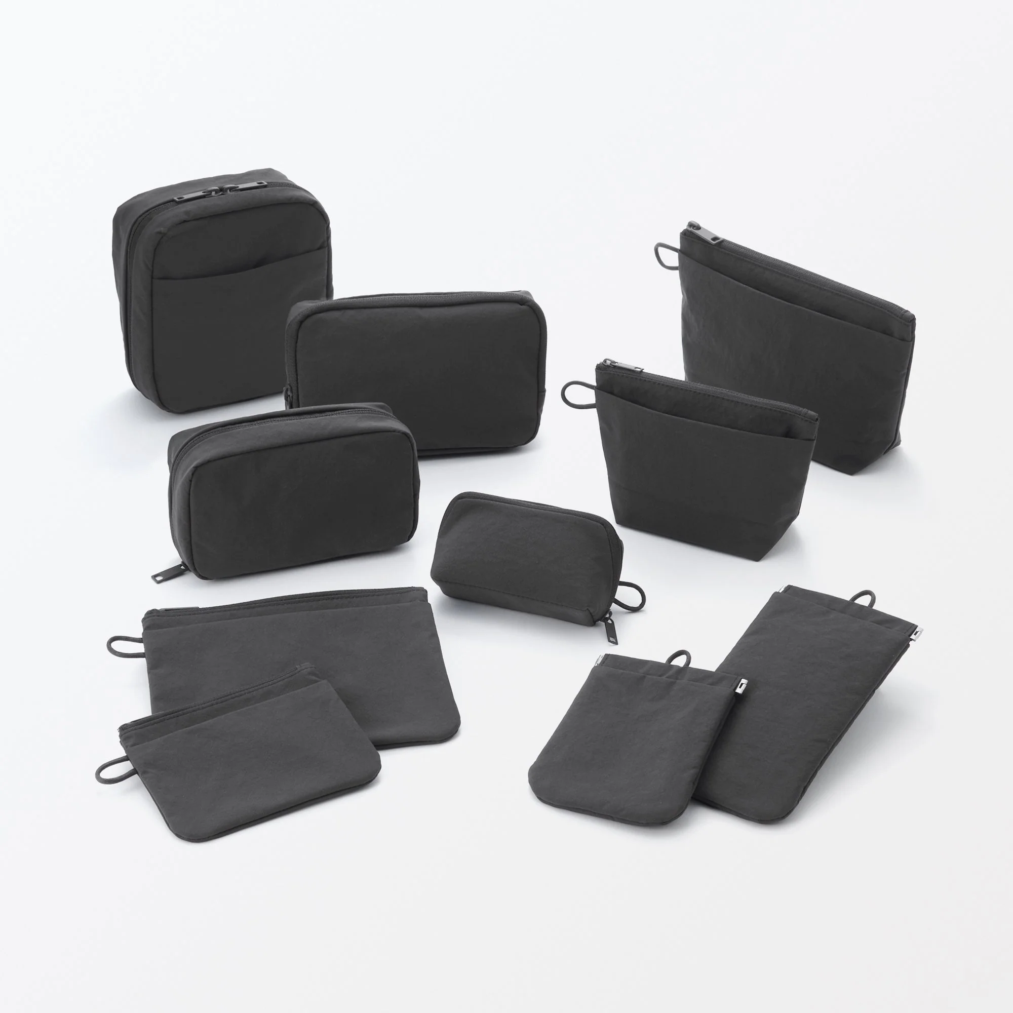 Wrinkled Nylon Gusset Pouch - Small - Image 21