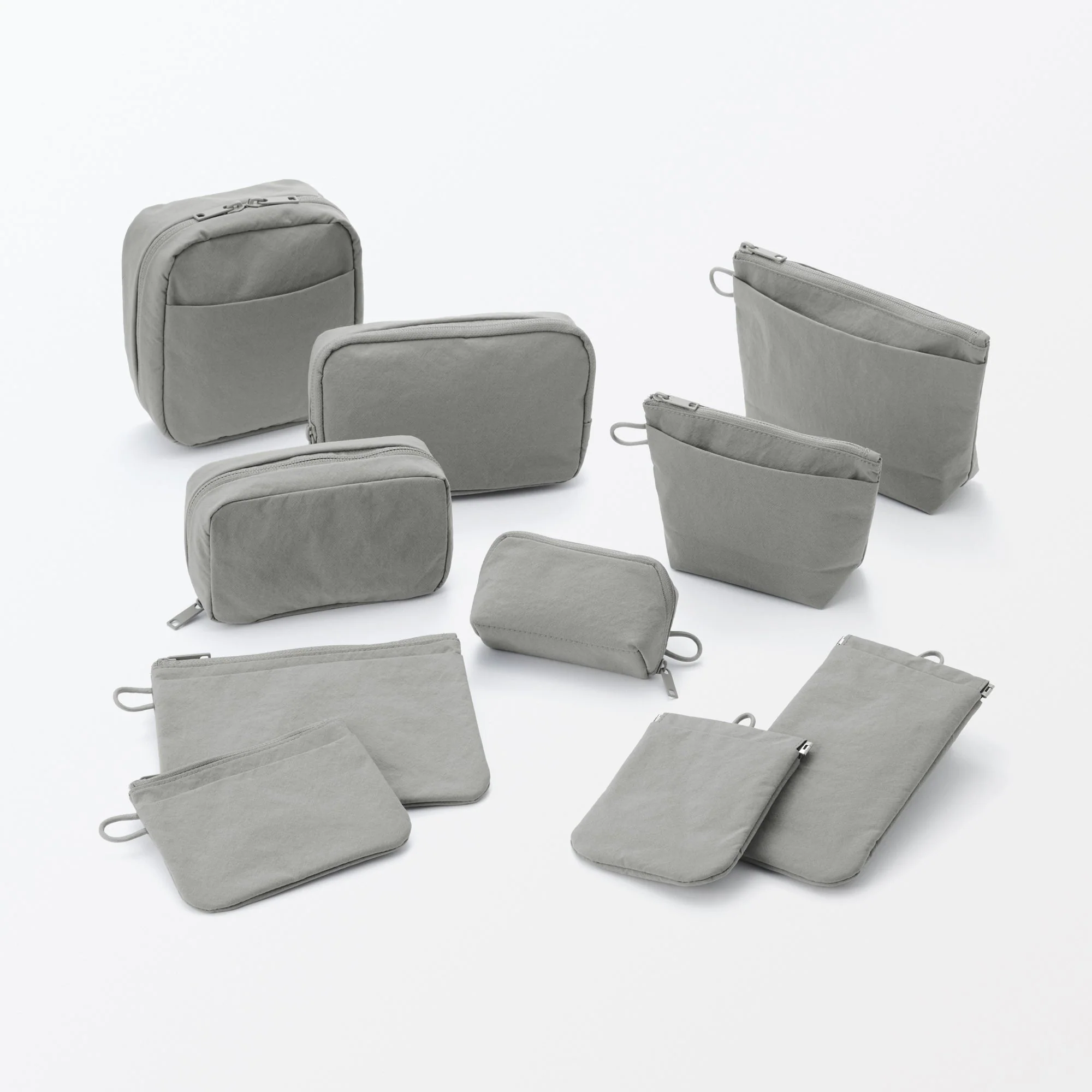 Wrinkled Nylon Gusset Pouch - Small - Image 7